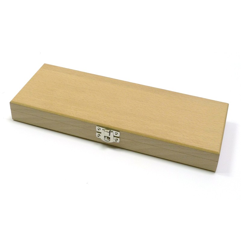 掀蓋式筆盒-櫸木